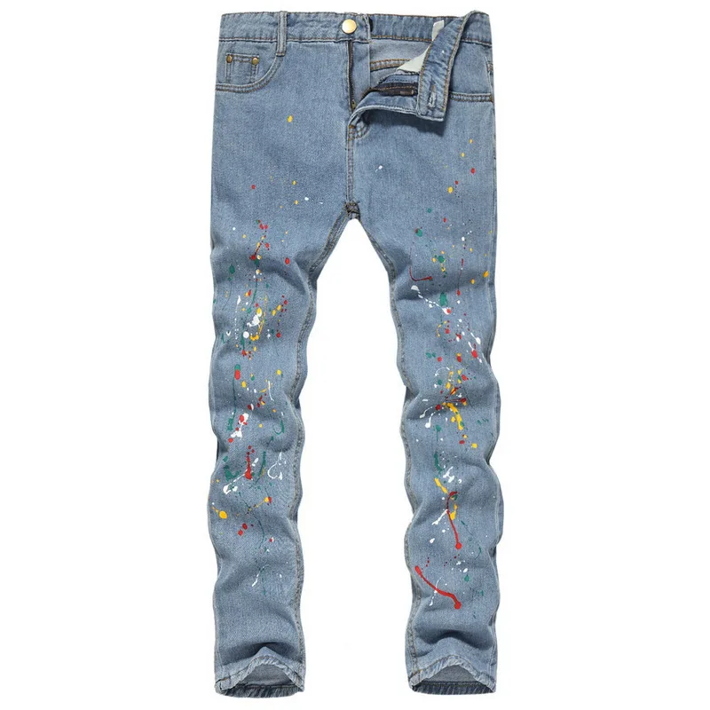 

Adisputent Mid Waist Pencil Jeans Cowboy Pants Man Tight Jeans for Men Denim Skinny Male Trousers calca jeans masculina