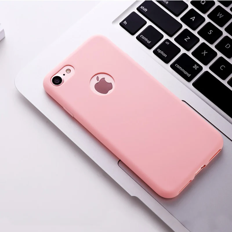 YAMIZOO 5 se 5S чехол для iPhone 7 6s 6 Чехол Силиконовый розовый милый противоударный чехол se 5S чехол для телефона s для iPhone 7 8 Plus чехол 6 6s - Цвет: Розовый