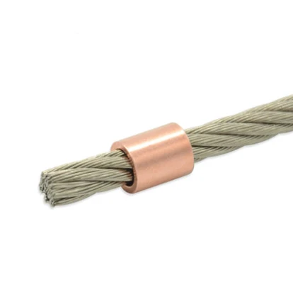 50 шт./лот круглый медный трос диаметром 1 зажимы медные зажимные муфты|Крепления| |