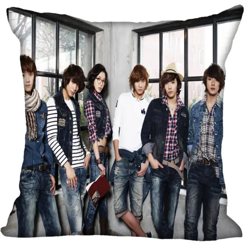 19 Корея-поп FTISLAND печать квадратный шелк атласные наволочки 35x35 см, 40x40 см одна сторона напечатаны настроить ваш образ подарок - Цвет: 19