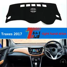 TAIJS esteira do painel do carro da movimentação da mão direita estilo Criativo pad capa para Chevrolet TRAXES 2017 adumbral pad para Chevrolet