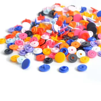 

240 pcs T3 KAM Snaps Button Resin Plastic Snap Fasteners Poppers Buttons Studs for baby clothes diapers
