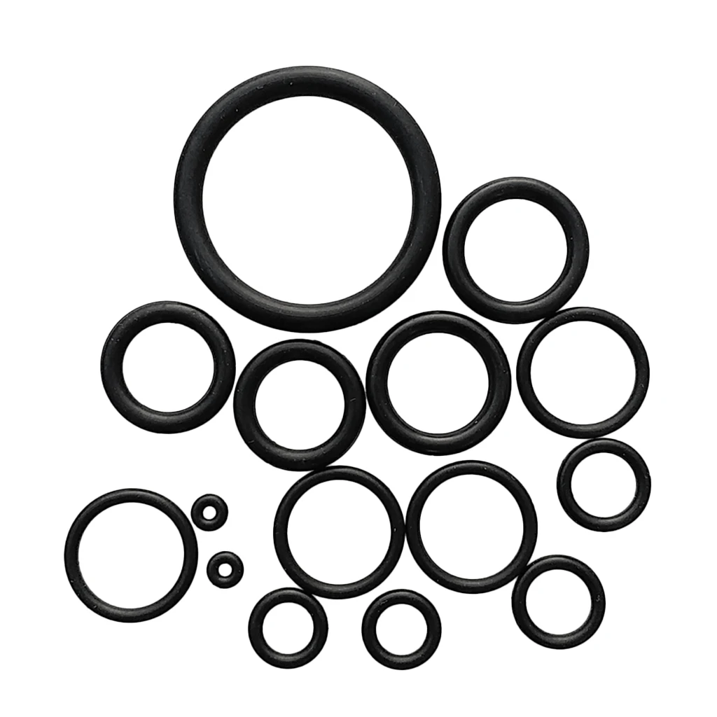 15pcs Scuba Diving O Ring Kit for Dive Tank Hose Gauge Gear Underwater Camera Repair Replacement Accessories