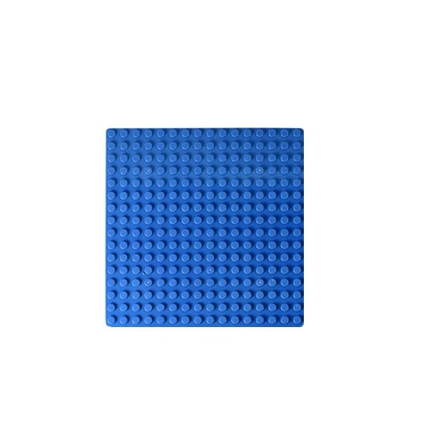 Классические базовые пластины пластиковые Кирпичи плиты город размеры строительные блоки строительные игрушки 32*32 точки - Цвет: 16x16 blue