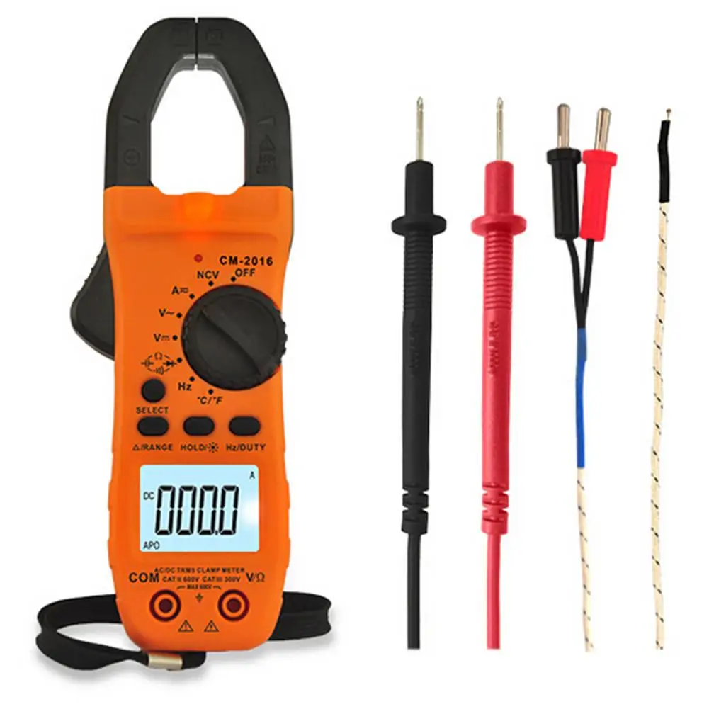 

LCD Screen Digital Display AC DC Clamp Meter NCV Clamp Multimeter Multifunctional Electrician Clamp Current Meter