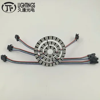 

WS2813 Ring New WS2812B 8 16 24 48 Bit 5050 RGB WS2813 addressable LED Ring Led Board for Arduino 5V DC Strip Type