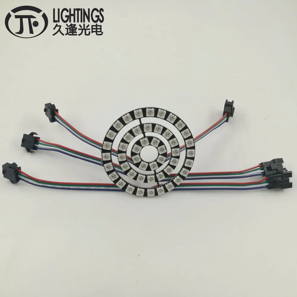 WS2813 Кольцо Новый WS2812B 8 16 24 48 бит 5050 RGB адресное светодиодное кольцо светодиодная