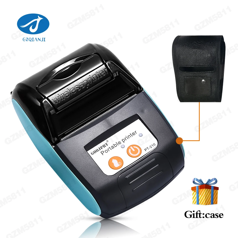 58 مللي متر جيب المحمول طابعة حرارية مزوّدة بخاصية البلوتوث البسيطة المحمولة اللاسلكية استلام طابعة ويندوز الروبوت iOS جيب ل التجزئة مخزن