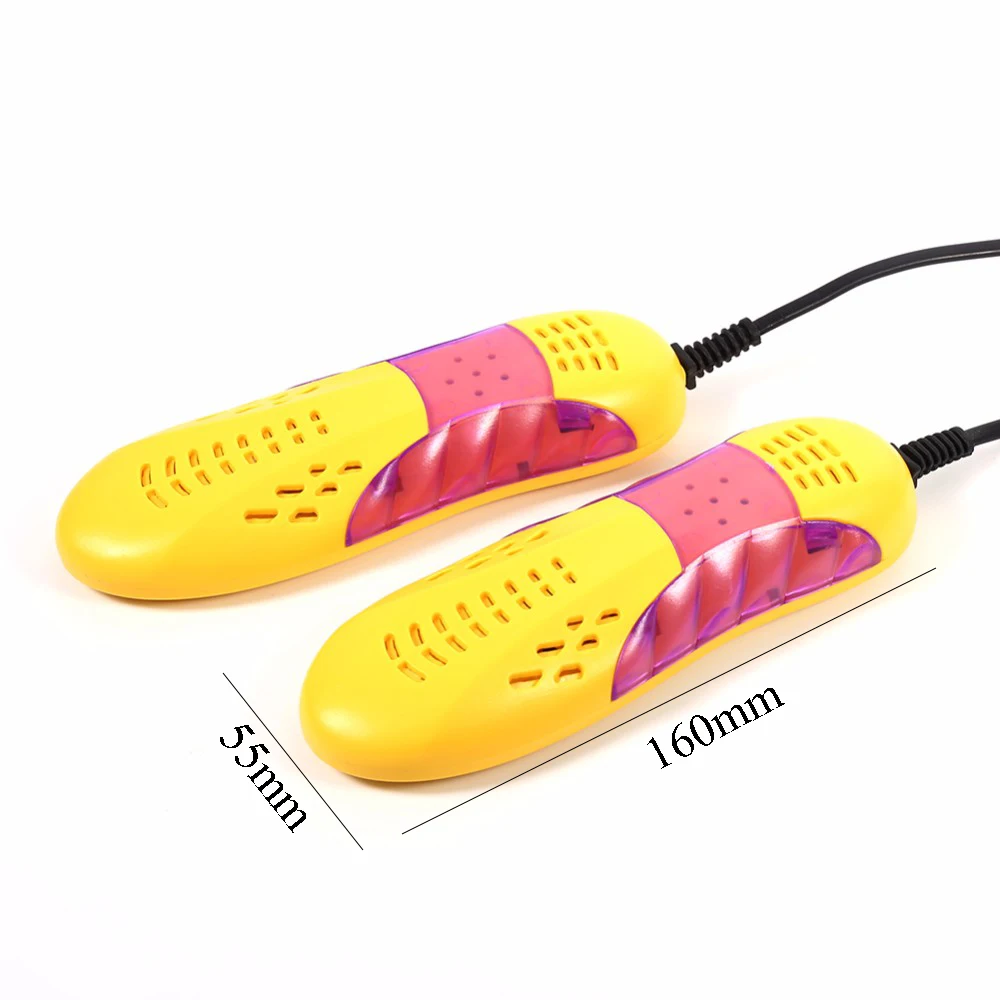 Race Car Shape Shoe Dryer Foot Protector Boot Odor Deodorant Dehumidify Device With Voilet Light Heater 18W EU/US Plug