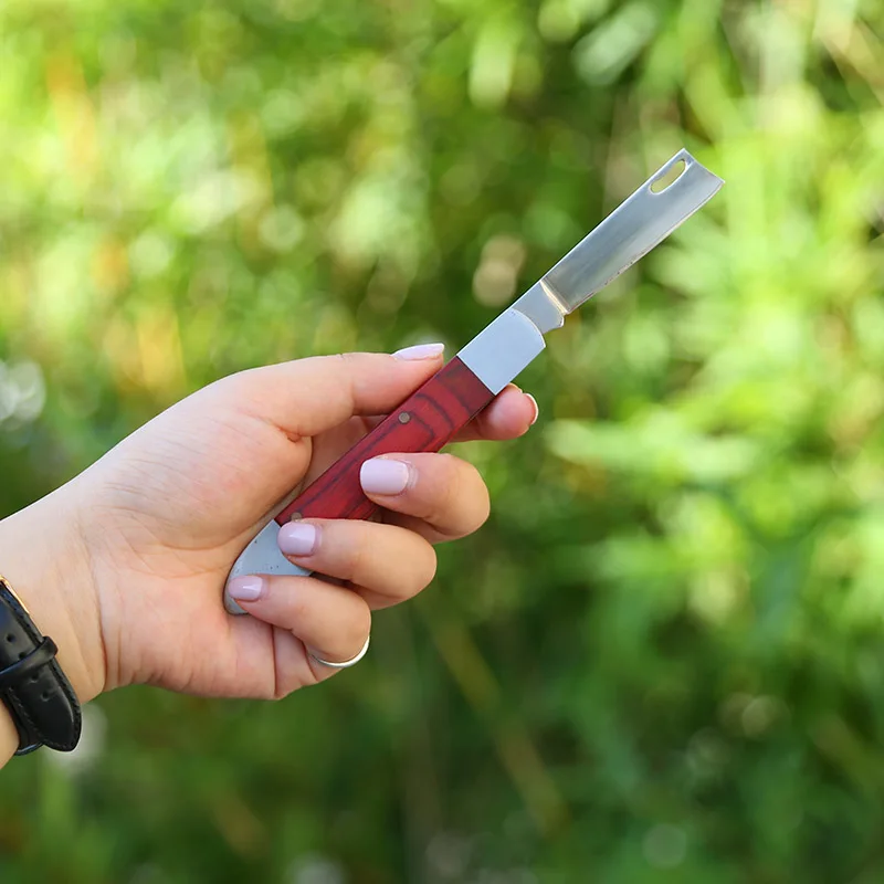 MALELION садовые инструменты складной нож для прививки рассады фруктового дерева с двойным лезвием инструмент для прививки Портативный нож для прививки