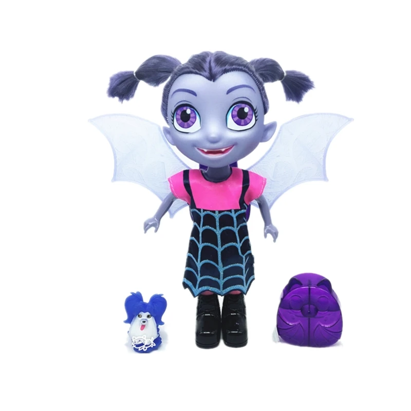 

Doll Vampirina Girl The Vamp Batwoman Figure with Music and Lights PVC Models Anime Toys For Kids Birthday Party 35*22*10cm