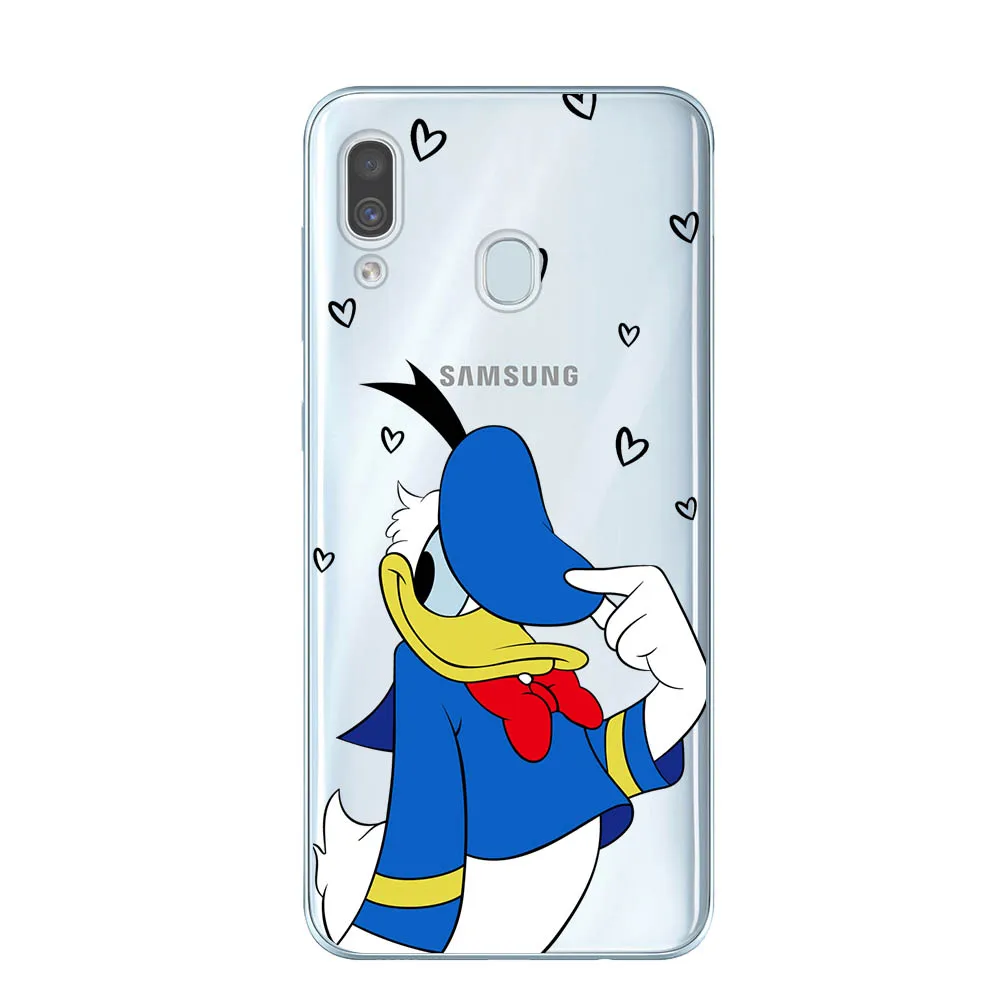 Чехол Minnie для samsung Galaxy A50 A505 6,", Мягкая силиконовая задняя крышка из ТПУ для телефона samsung A10 A20 A30 A40 A50 A70, чехол-бампер