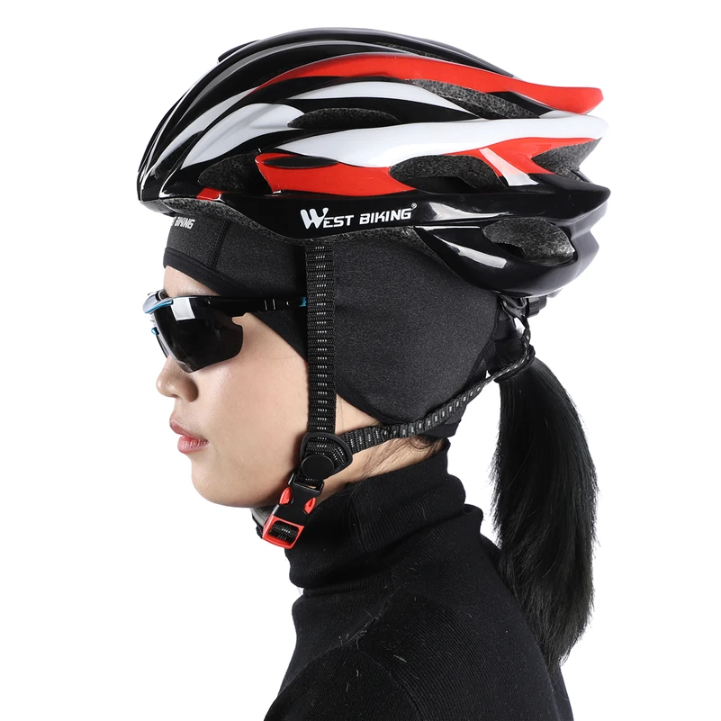WEST BIKING Cycling Cap Winter Man Woman Sport Windproof Thermal Bicycle Fleece Cap Running Skiing Head Hat Bike Caps
