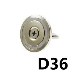 1 шт D36 Неодимовый магнит супер мощная salvage рыболовный крючок магнит круговой кольцо постоянных держатель ОЭАП море оборудования N35