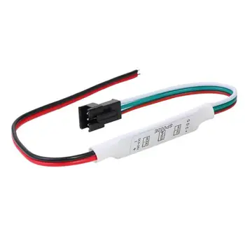 

DC5V-12V Mini 3 Keys LED Lights Controller for WS2812B WS2811 LED Pixel Strip Light Module Connector