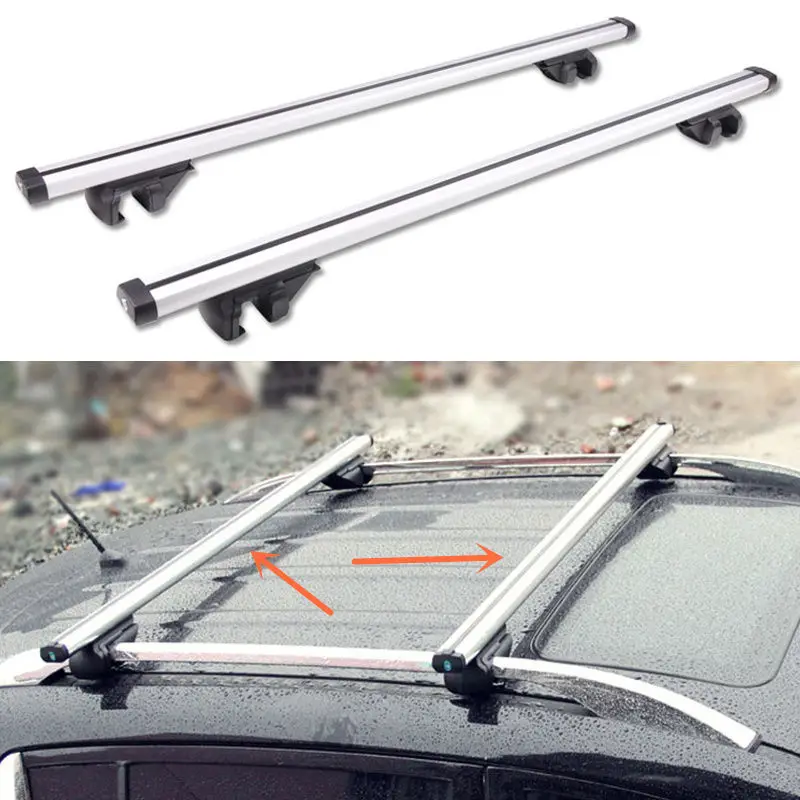 For Volkswagen Tiguan 2010 2016 Aluminum Alloy Cross Bar Roof Cargo