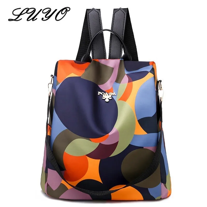 Baratos Mochila Oxford resistente al agua de alta calidad para mujer a la moda, Mochilas antirrobo para mujer, mochila de gran capacidad para mujer, mochila de viaje