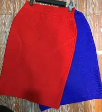 Top Quality Celebrity Bodycon Knee Length Rayon Bandage Skirt Elegant Party Fashion Skirt