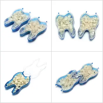 

50pcs/box Realistic Oral CareTeeth Whitening Anterior Molar Crown Dental Crowns Resin Porcelain Materials Temporary Teeth Crown