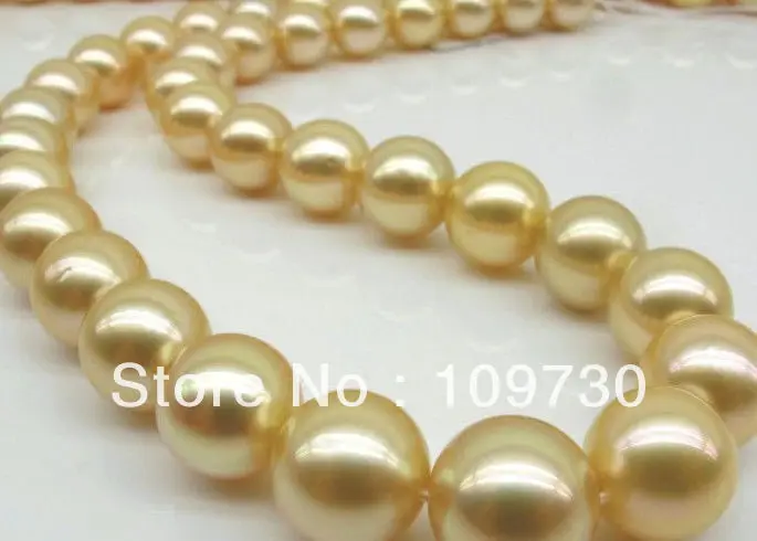 

Jewelry 001725 CLASSIC 10-11MM AAA SOUTH SEA MULTICOLOR PEARL NECKLACE 18INCH 14KGP