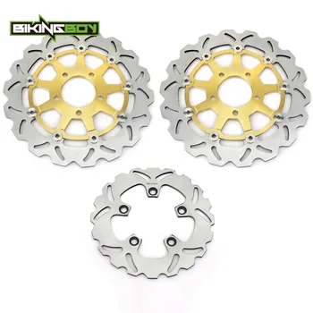 

BIKINGBOY Front Rear Brake Discs Disks Rotors For Suzuki GSX1300R HAYABUSA 1999-2007 GSX1300RZ 02 03 04 05 06 07 GSXR 1300 R RZ