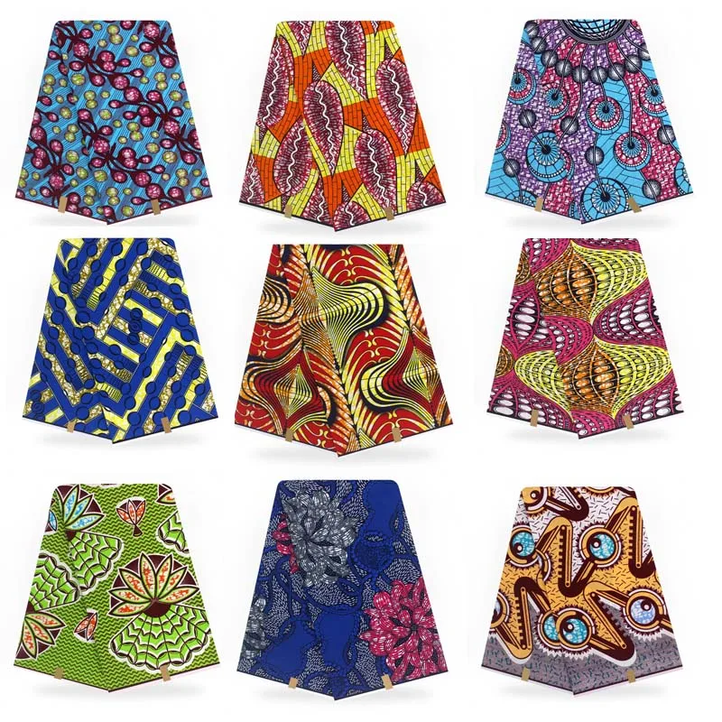 Сохраняющаяся мягкая восковая большая нигерийская африканская парафинированная ткань с принтом хлопковая ткань голландский батик ткань для шитья