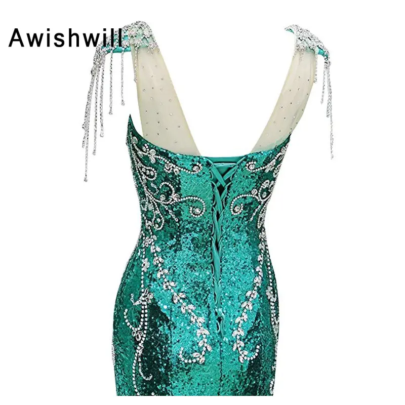 Real Picture New Cap Sleeve Sparkly Mermaid Evening Dresses Long Dubai Luxury Rhinestones Beads Sequin Prom Dress for Women 2019 Real Picture New Cap Sleeve Sparkly Mermaid Evening Dresses Long Dubai Luxury Rhinestones Beads Sequin Prom Dress for Women 2019