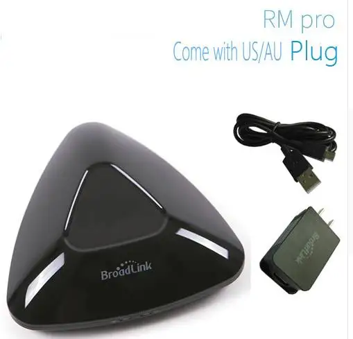 Broadlink RM PRO+ RM Mini 3 умный дом автоматизация WiFi+ IR+ RF умный дом переключатель универсальный интеллектуальный пульт дистанционного управления Alexa - Комплект: US Adapter PRO