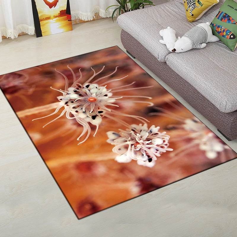120*160 см креативные коврики европейские Цветы гостиная ковер Тип 3D печать коврик для прихожей Противоскользящий Ванная комната Кухонный коврик