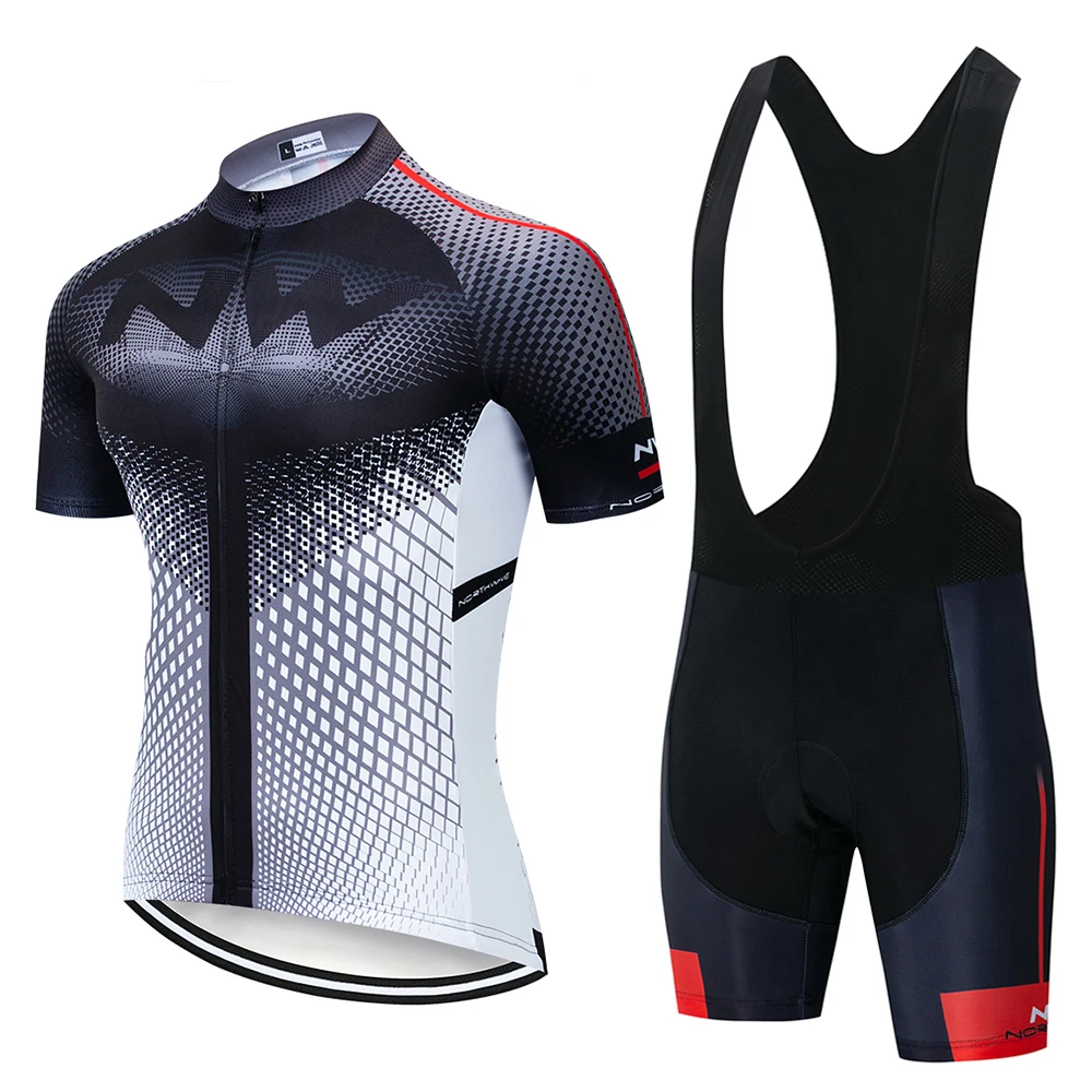 

Men's 2019 NW Team Cycling Jersey Summer Short Sleeve Set Cycling Clothing Ropa Ciclismo Fast Drying 9d Bike Bib Pants