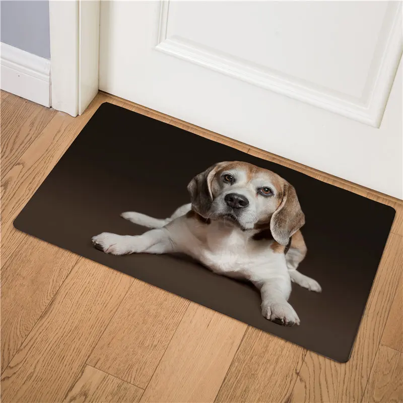 Beagle Dog Miguel Hound домашний декоративный Придверный коврик, стелька для кухни, ковер для дома, для улицы, добро пожаловать, для ванной комнаты, Нескользящие коврики, Пончик 75 см - Цвет: 3