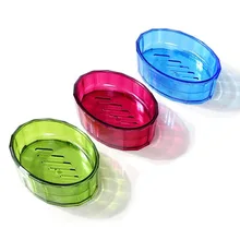 Пластиковый держатель для мыла с двойным сливом для ванной комнаты, нескользящий мыльница для ванной комнаты, тарелка для ванной комнаты, домашний душевой контейнер, Коробка для мыла