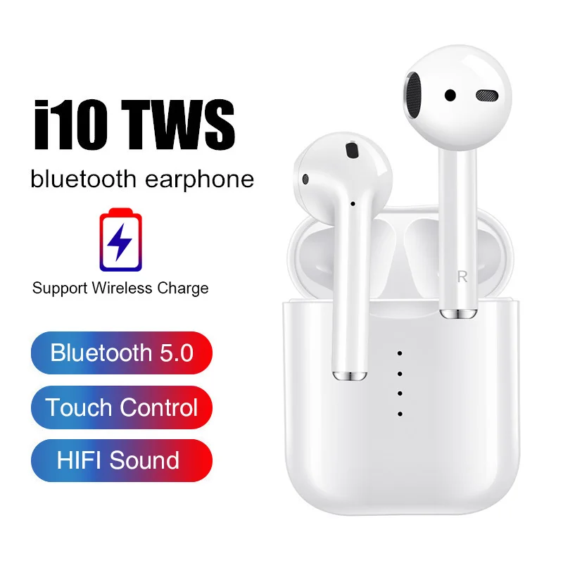 

i9s i10 TWS Wireless Bluetooth 5.0 Earphones Touch control 3D Stereo Earbuds for iPhone Xiaomi Headsets wireless earbuds