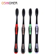 4 шт. зубная Личная оральная двойная ультра мягкая бамбуковая древесная нано-зубная щетка для ухода за полостью рта нано-антибактериальная зубная щетка