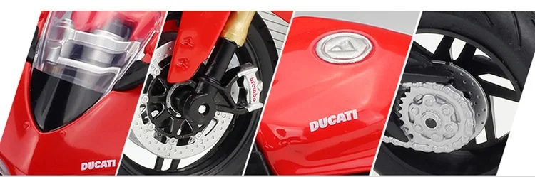 Maisto 1:12 Ducati 1199 Panigale Литая модель мотоцикла