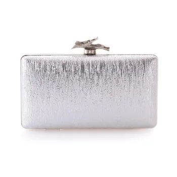 

Hot Sell New Fashion Women's PU Leather Clutch Simple Bark Pattern Evening Bag Dinner Party Handbag Purse Shoulder Messenger Bag -B5