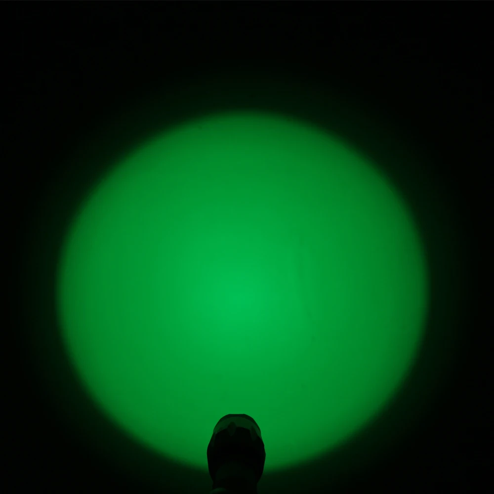 Vastfire зеленый Масштабируемые 650 LM 4 режима светодиодный фонарик Фокус Torch Light + 18650 аккумулятор + зарядное устройство Открытый Охота свет лампы