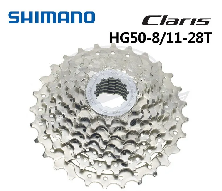 Shimano Кларис 2400 HG50-8 кассета 3*8 s 8 S 24 s велосипед кассеты свободного хода 11-28 т 8 Скорость для дорожного велосипеда складной велосипед HG50 11-28 Т