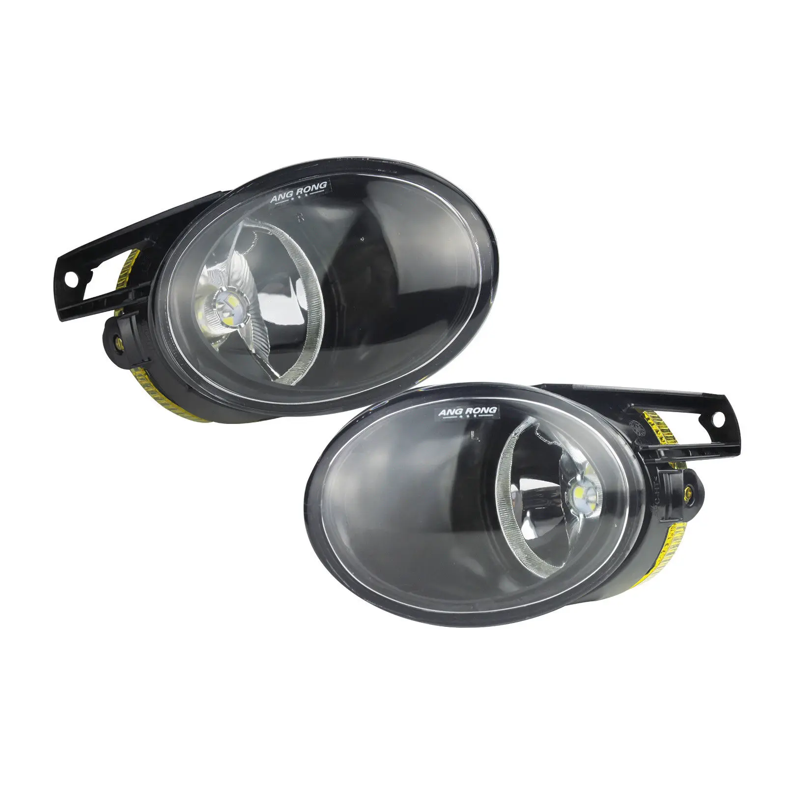  ANGRONG Replacement For VW Passat 3C B6 Front Bumper Fog Light Lamp 30W SAMSUNG LED Bulb L&R - 32913819502