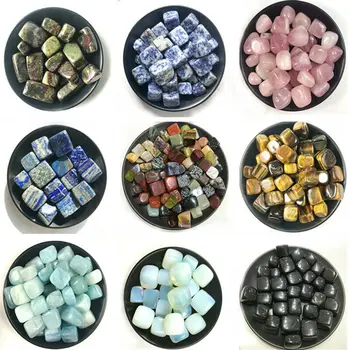 

100g Natural Cube Blue Aquamarine Stone Rocks Cube Crystal Stones Specimen Lucky Natural Stones and Minerals Cube Crystal Stones