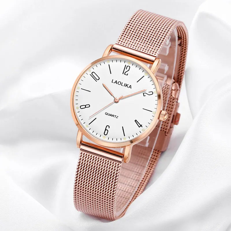 

Exquisite Magnet Magnetic Force Unique Creative Band Women Luxury Quartz Watches Ladies Dress Wristwatches Watch