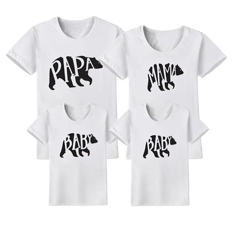 Одежда для всей семьи «Мама и я»; одинаковые комплекты для семьи; оригинальные футболки с буквенным принтом для всей семьи; одежда для папы и сына