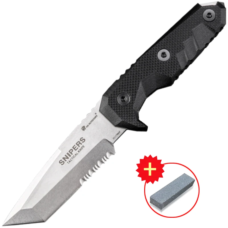 Купить HX на открытом воздухе D 183B снайперский тактический нож для выживания, автономный нож для тела, открытый нож для выживания, многофункциональн...