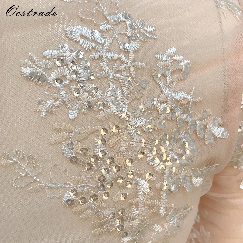 Ocstrade бандажный комплект из 2 предметов, новое модное женское платье с кружевом и бусинами, Бандажное платье из двух частей