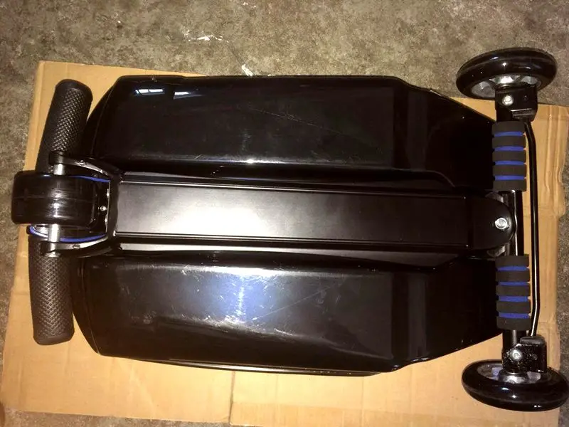 Carrylove скейтборд дорожная сумка скутер Дорожный чемодан Подростковая тележка для ручной клади на колесах