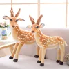 Simulation Kids Stuffed Sika Deer Toys Plush Animal Deer Dolls Children Playmate Kids Birthday Gift Home Decoration ► Photo 2/5