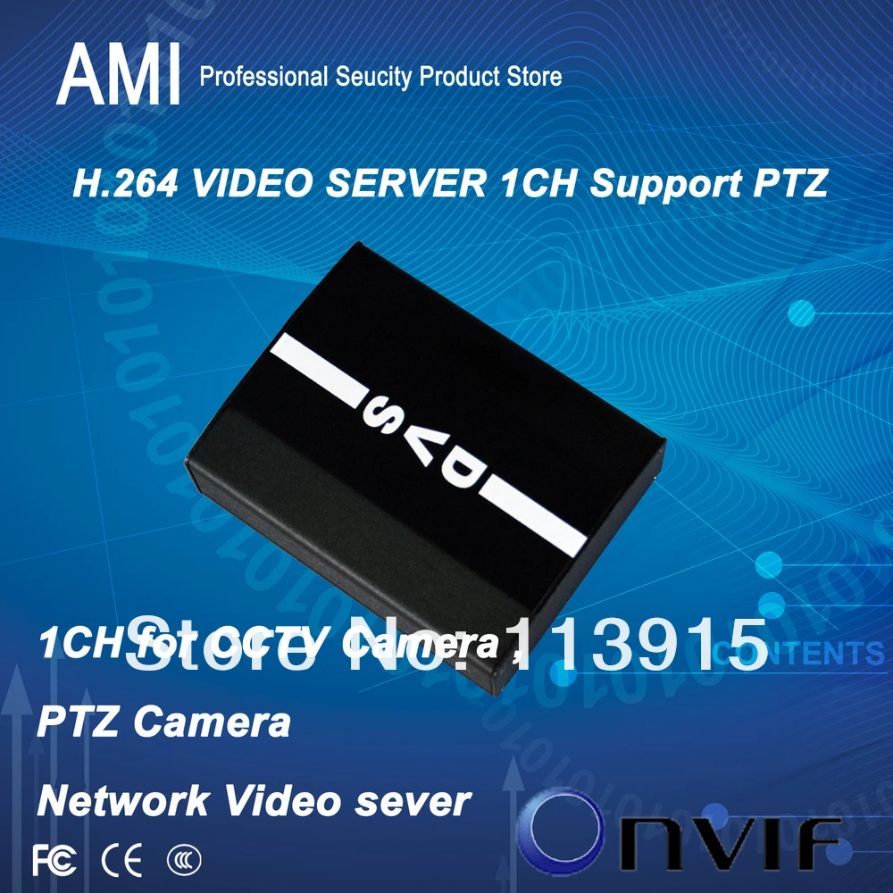 Economical network IP Video server D1 resulition with PTZ connecter 1CH