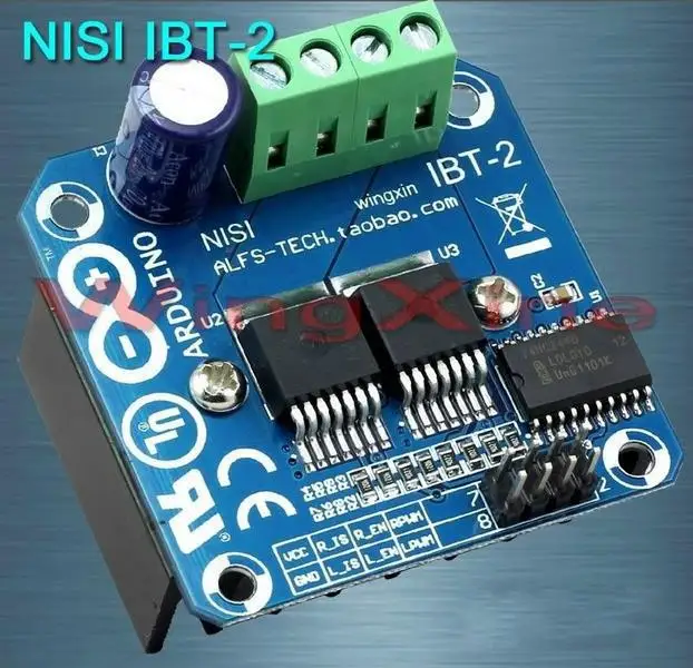 Бесплатная доставка! IBT 2 смарт двигатель автомобиля модуль привода BTS7960 43A h мост