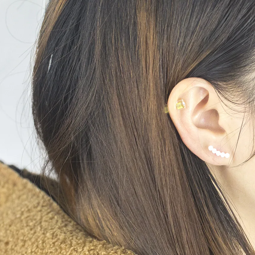 Круглые серьги гвоздики из нержавеющей стали 10 пар|round stud earrings|stud earringsearrings for |