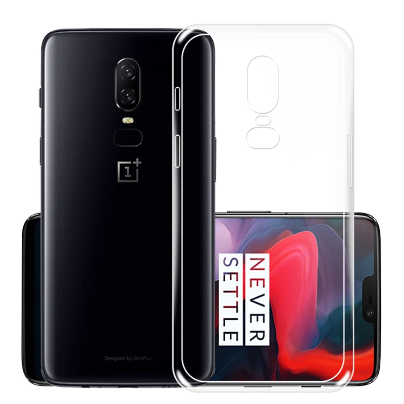 

Crystal Clear Soft TPU Case For OnePlus 6 5 5T 6T X 3 3T 7 Pro Slim Transparent Silicone Protective For OnePlus 7 Back Case